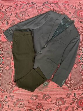 Calvin Klein & Tommy Hilfiger Navy Blue Blazer with Black Trousers